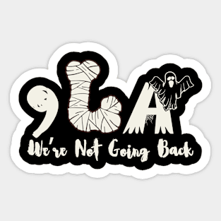Comma La Kamala Harris Halloween Sticker